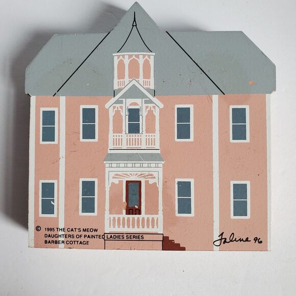 The Cat's Meow Village Collectibles Lot Of 9 Pieces 1986 - 1989 Beauregard - Picture 5 of 12